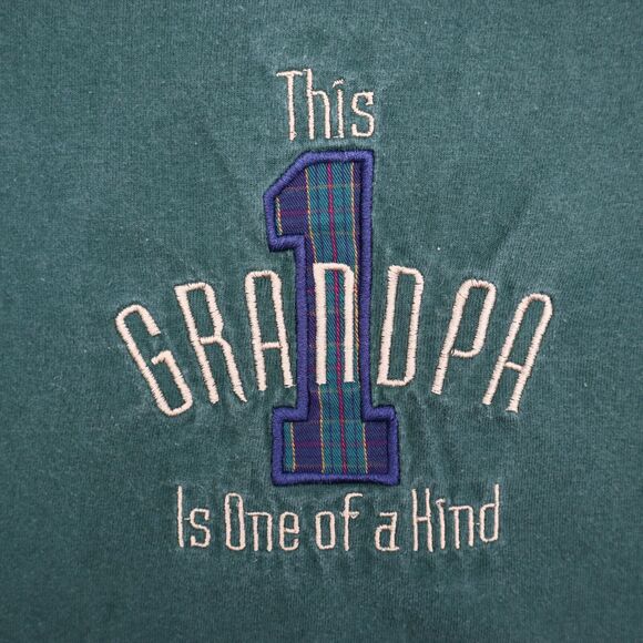 Grandpa Callan Co Shirt Mens L Green Short Sleeve Crew Neck Preshrunk Tee - Picture 7 of 16